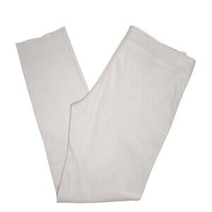 Barbara Lohmann Lamb Leather Pants Gray Side Zipper Women's Italian Size 40/US10